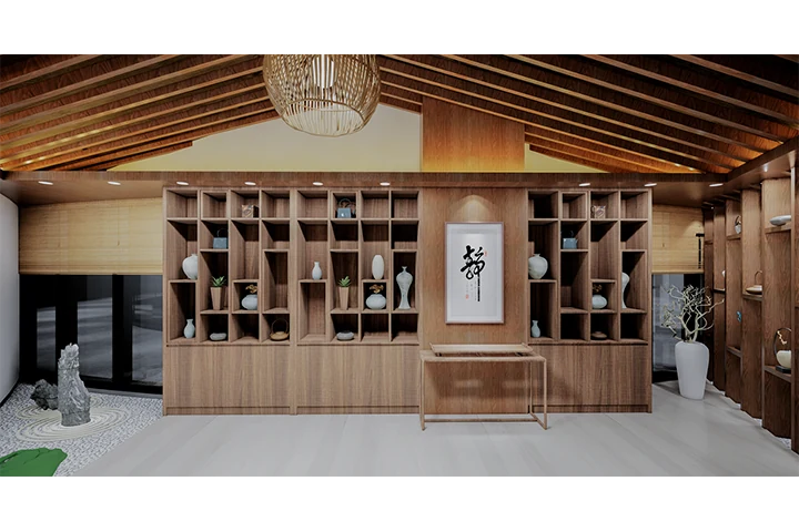 茶艺坊展厅展览设计